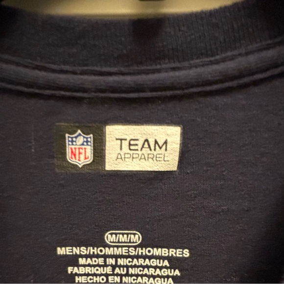 Chicago Bears T-Shirt DJ Moore #2 NFL Team Apparel Men Medium Navy Blue Football - Picture 3 of 8